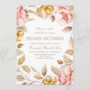 Recherche de blush floral bridal shower invitations Moderne