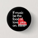 Recherche de amour de musique badges Coeur