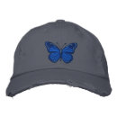 Recherche de papillon bleu casquettes Nature