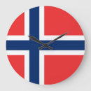 Recherche de norvège horloges Drapeau