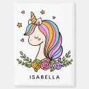 Recherche de mignons licorne magnets Jeune fille