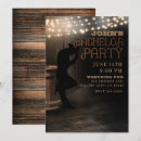 Recherche de rustique cowboy invitations Bois