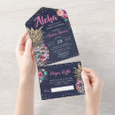 Recherche de ananas bleu invitations Tropical