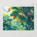 Recherche de petit dinosaure cartes postales Garçon