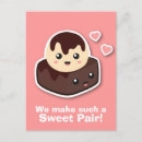 Recherche de glace kawaii cartes postales Dessert