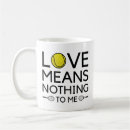Recherche de amour de tennis tasses Drôle