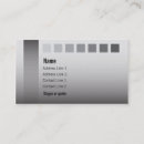 Recherche de nuances de gris cartes visite Professionnel
