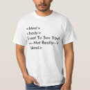 Recherche de html drôle tshirts Humour