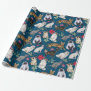 Recherche de motifs animaux papier cadeau Bleu
