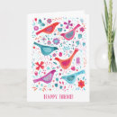 Recherche de birdies vœux cartes Pour elle