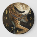 Recherche de tiger horloges Gros chats