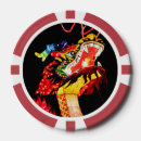 Recherche de dragons jetons poker Nouvel an chinois