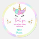 Recherche de licorne rose autocollants Parties scintillant or