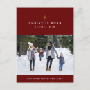 Recherche de le christ est né cartes postales Chrétien