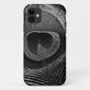 Recherche de plumes paon iphone coques Blanc