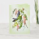 Recherche de perroquet vintage vœux cartes Antique