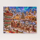 Recherche de pôles puzzles Père noël