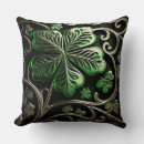 Recherche de shamrock irlandais coussins Vert