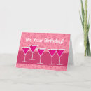 Recherche de de cocktail anniversaire cartes Girly