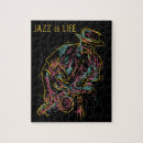 Recherche de musiciens de jazz puzzles Trompette