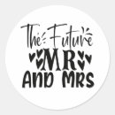 Recherche de futur mariage autocollants Minimaliste