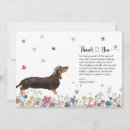Recherche de chien teckel invitations Aquarelle