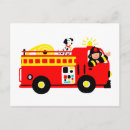 Recherche de sapeurs pompiers cartes postales Camion de pompiers
