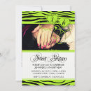 Recherche de copie de zèbre invitations Bonbon 16