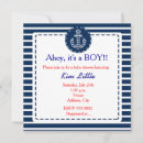 Recherche de ancre nautique de marine invitations Bleu