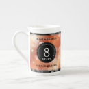 Recherche de 8ème anniversaire tasses Célébration