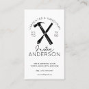 Recherche de menuisier cartes visite Homme de main