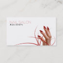 Recherche de doigts cartes visite Maquillage