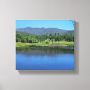 Recherche de étangs impressions sur toile Montagnes