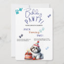 Recherche de tzu de shih invitations Aquarelle