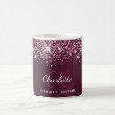 Recherche de couleur prune tasses Moderne