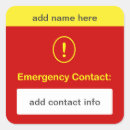 Recherche de contact de secours Alerte