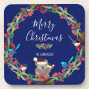 Recherche de australien dessous de verres Noël