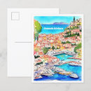 Recherche de vintage riviera cartes postales Aquarelle