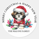 Recherche de shih tzu chien autocollants Chiot