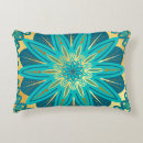 Recherche de fleur de mandala coussins Élégant