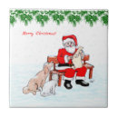 Recherche de chien de père noël carreaux Dog