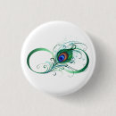 Recherche de paon badges Coloré