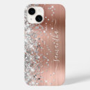 Recherche de paillettes iphone coques Girly