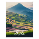 Recherche de rizières posters Bali