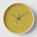 Recherche de ocre horloges Jaune