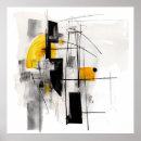 Recherche de noir jaune posters Peinture