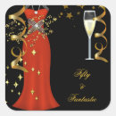 Recherche de robes vintages autocollants Rouge