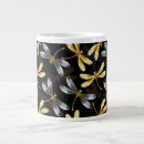 Recherche de motif de libellule tasses Noir