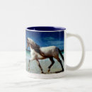 Recherche de cheval espagnol tasses Blanc