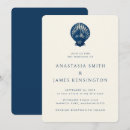 Recherche de de mer mariage invitations Bleu marine